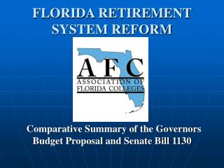 FLORIDA RETIREMENT SYSTEM REFORM