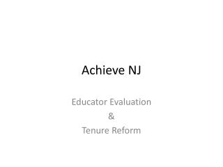 Achieve NJ