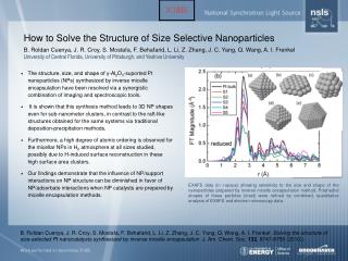 How to Solve the Structure of Size Selective Nanoparticles