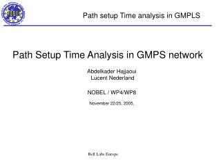 Path setup Time analysis in GMPLS