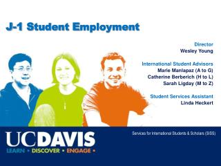J-1 S tudent E mployment