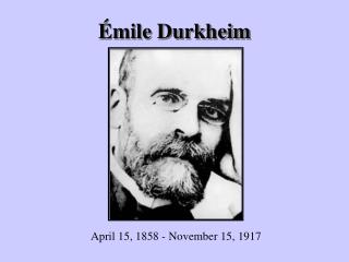 Émile Durkheim