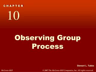 Observing Group Process