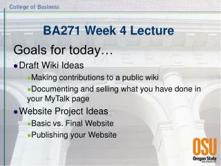 BA271 Week 4 Lecture