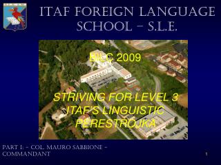 ITAF FOREIGN LANGUAGE SCHOOL – S.L.E.