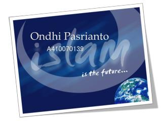 Ondhi Pasrianto A410070139