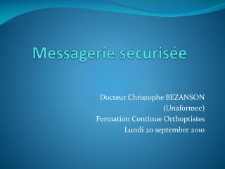 Messagerie sécurisée