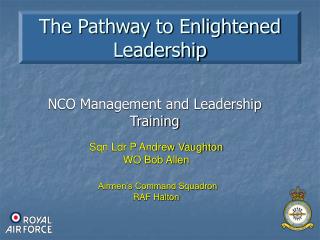 The Pathway to Enlightened Leadership