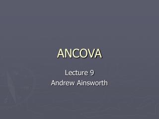 ANCOVA