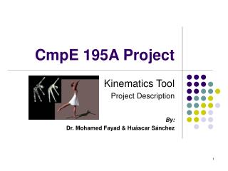 CmpE 195A Project