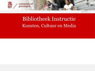 Bibliotheek Instructie