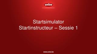 Startsimulator Startinstructeur – Sessie 1