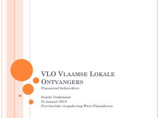 VLO Vlaamse Lokale Ontvangers