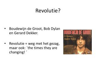 Revolutie?