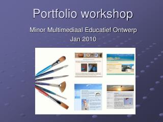 Portfolio workshop