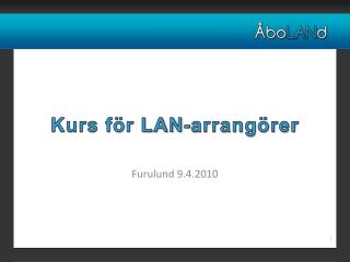 Kurs för LAN-arrangörer