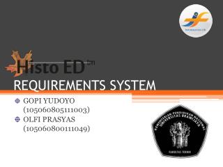 REQUIREMENTS SYSTEM