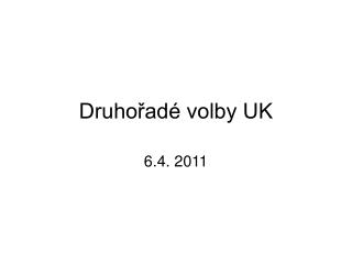 Druhořadé volby UK