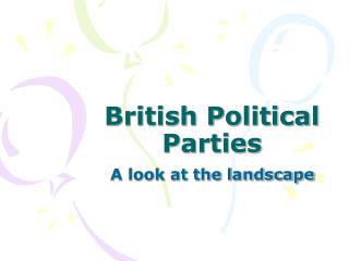 British Political Parties