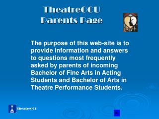 TheatreOCU Parents Page