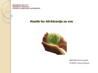 Health for All-Zdravlje za sve