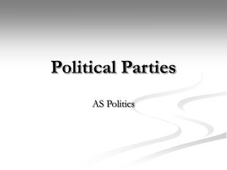 Political Parties