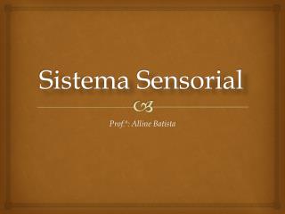 Sistema Sensorial