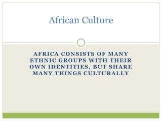 African Culture