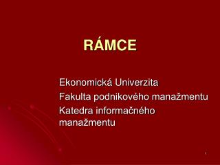 RÁMCE