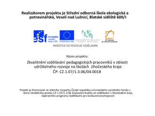 Kulturní dědictví Jihočeského kraje Zámecká zahrada Český Krumlov
