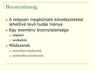 Bizonytalanság