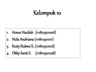 Kelompok 10