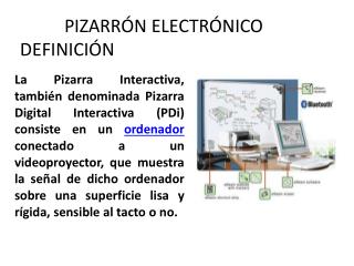 PIZARRÓN ELECTRÓNICO DEFINICIÓN