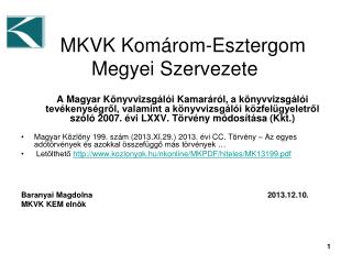 MKVK Komárom-Esztergom Megyei Szervezete