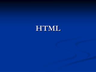 HTML