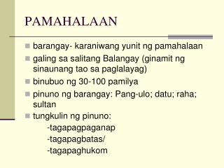 PAMAHALAAN