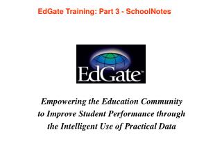 Empowering the Education Community to Improve Student Performance through