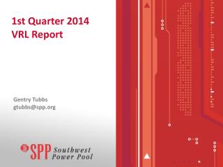 1st Quarter 2014 VRL Report