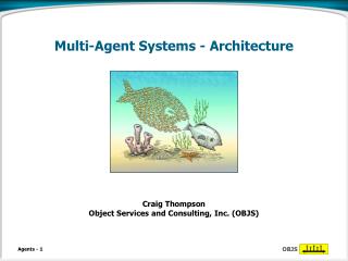 Multi-Agent Systems - Architecture