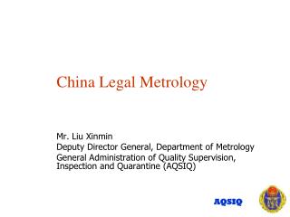 China Legal Metrology