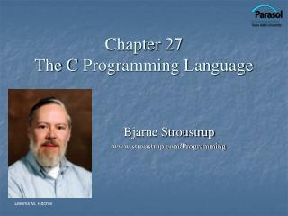 Chapter 27 The C Programming Language