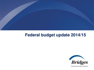 Federal budget update 2014/15