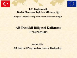 AB Destekli Bölgesel Kalkınma Programları