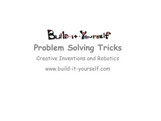 Creative Inventions and Robotics build-it-yourself