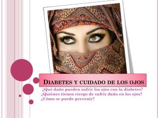 Diabetes y cuidado de los ojos