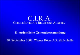 C.I.R.A.