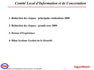 Comité Local d’Information et de Concertation