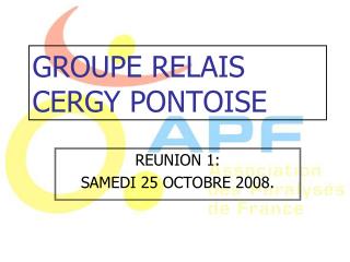 GROUPE RELAIS CERGY PONTOISE