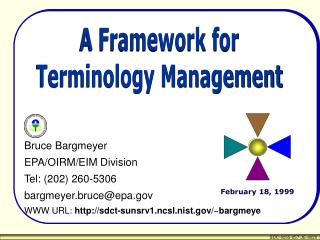 A Framework for Terminology Management