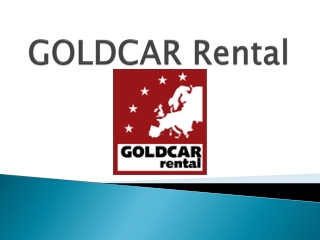 GOLDCAR Rental